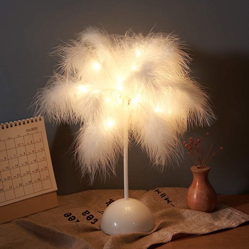 Feather Table Lamp