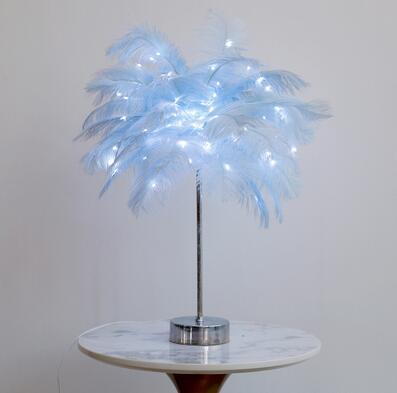 Feather Table Lamp