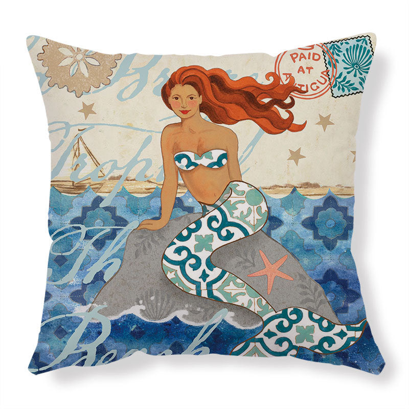 Aquatic Theme Pillow Case