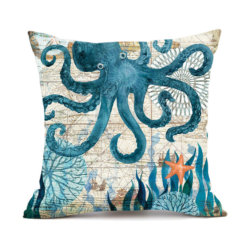 Aquatic Theme Pillow Case