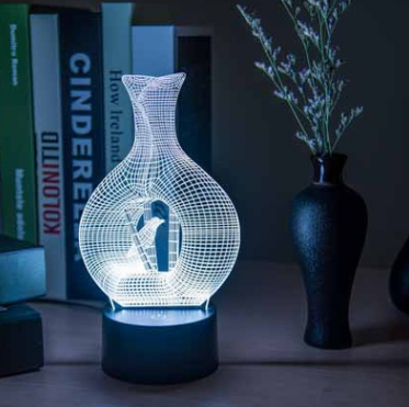 3D night light