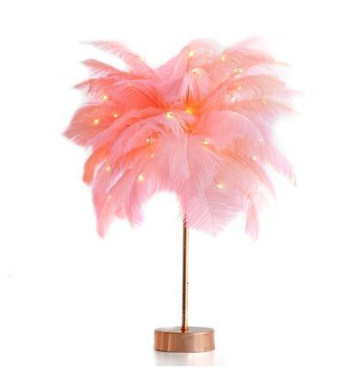 Feather Table Lamp