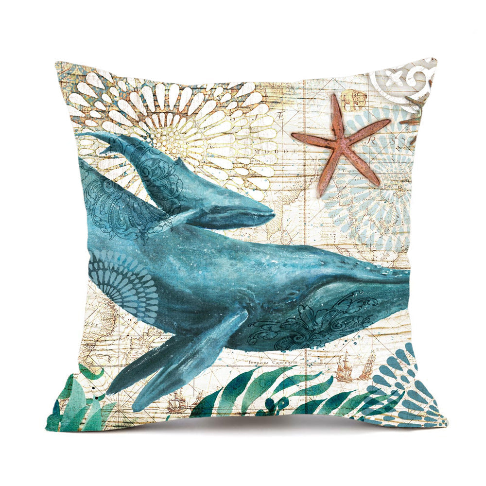 Aquatic Theme Pillow Case