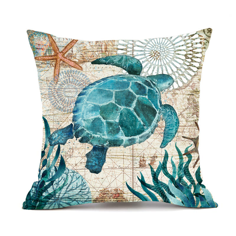 Aquatic Theme Pillow Case