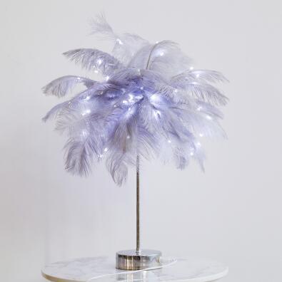 Feather Table Lamp