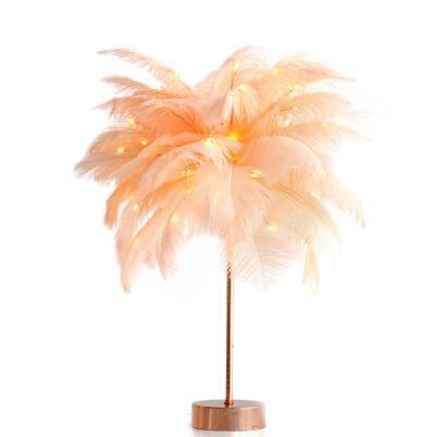 Feather Table Lamp