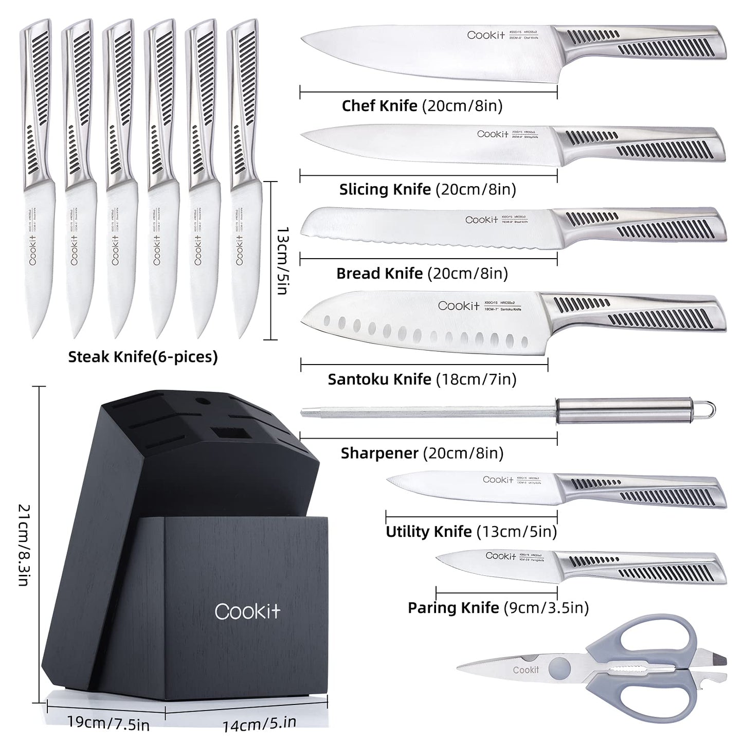 German Kitchen Knife Set