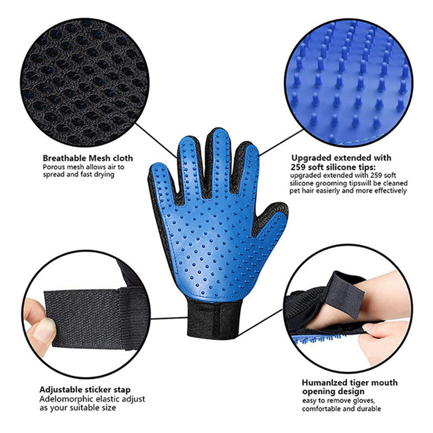 Pet Hair Removal Glove Comb