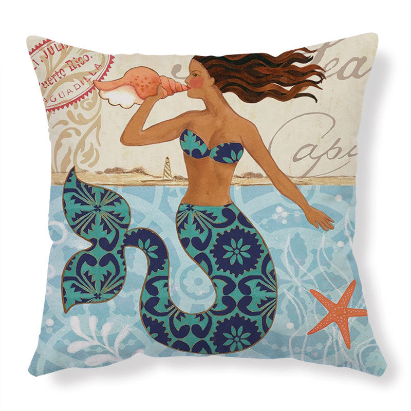 Aquatic Theme Pillow Case