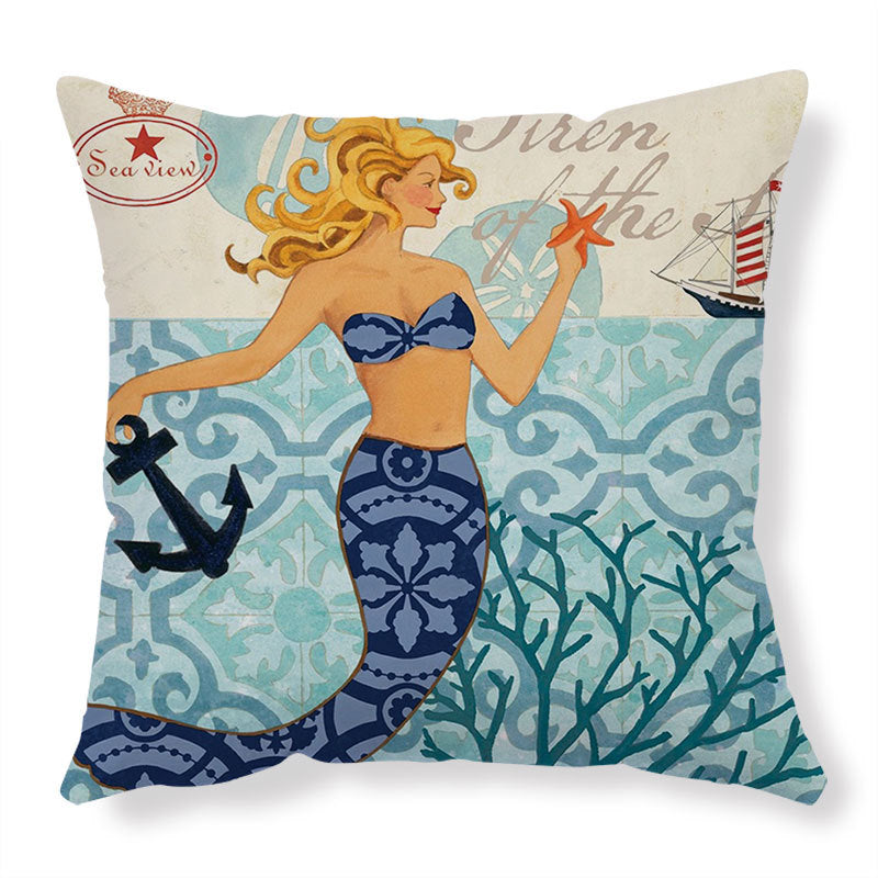 Aquatic Theme Pillow Case